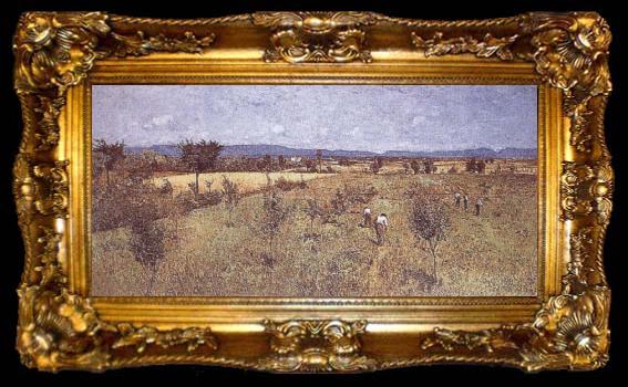 framed  Guglielmo Ciardi Harvest, ta009-2